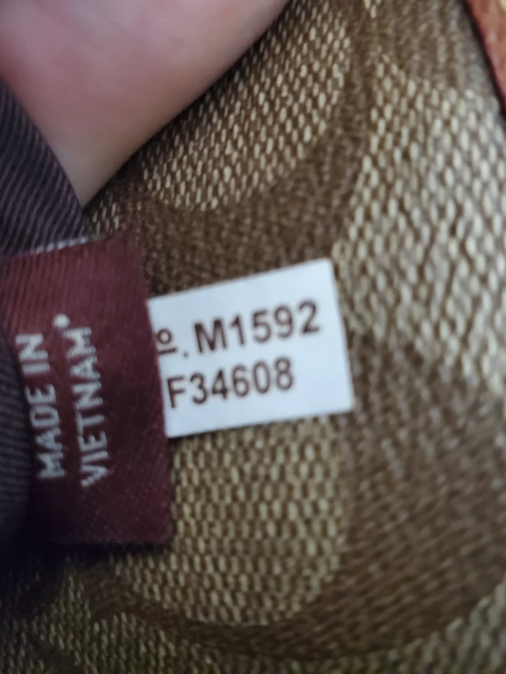 Coach Signature F34608 Margot Brown Canvas Tote Bag with Leather Trim - Picture 7 of 16